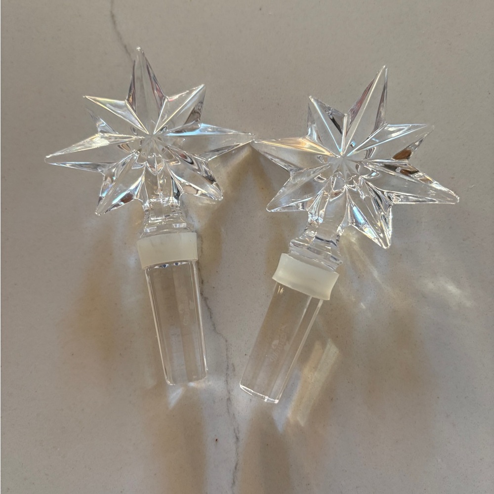 Waterford Crystal Star Wine Stoppers - Clear